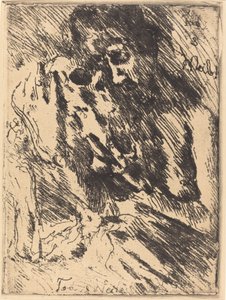 Tod und Weib Śmierć i kobieta, 1921, wydanie 1922. autorstwa Lovis Corinth