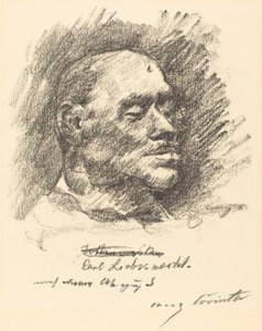 Maska pośmiertna Liebknechta Maska pośmiertna Liebknechta, 1920. autorstwa Lovis Corinth