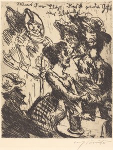 Co za błysk! Oto smak Blasewitz Co to jest! To Gustel Blasewitz, 1923. autorstwa Lovis Corinth