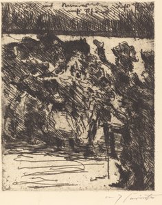 Wsiadaj, towarzysze, na konia, na konia! Na pole, pociągnięty do wolności!..., 1923. autorstwa Lovis Corinth