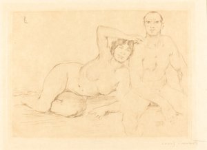 Dwie osoby, dwa akty, 1908. autorstwa Lovis Corinth