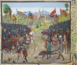 Bitwa pod Najerą 3 kwietnia 1367 r., ok. 1470-1475.