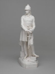Statuetka Parian ware porucznika (później majora) Williama Hodsona