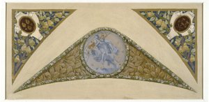 Szkic schodów bankietowych w paryskim ratuszu: Bélier, ok. 1888-1898 (olej)