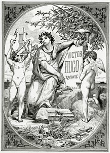 Victor Hugo opowiadany przez świadka swojego życia, XIX w. (rycina bw) autorstwa Luc Oliver Merson