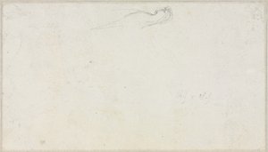 Szkic Sfinksa [] verso, c. 1879-80.