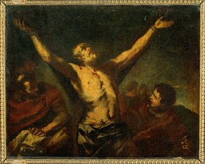 La martyr de Saint Andre - Męczeństwo świętego Andrzeja, apostoła ...