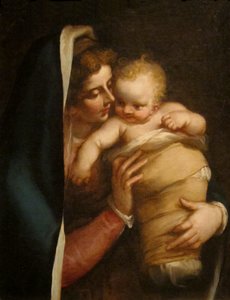 Madonna z Dzieciątkiem autorstwa Luca Cambiaso