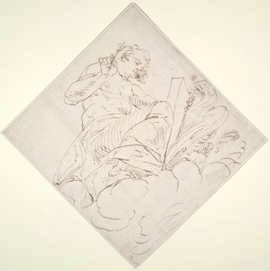 Św. Jan Ewangelista autorstwa Luca Cambiaso