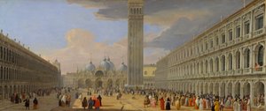 Piazza San Marco, Wenecja, ca. 1709.
