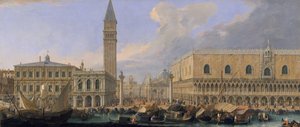 Molo, Wenecja, z Bacino di San Marco, ca. 1709.