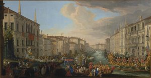 Regaty na Canale Grande na cześć króla Danii Fryderyka IV, 1711