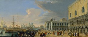 Molo, Wenecja, Patrząc na zachód, ok. 1709