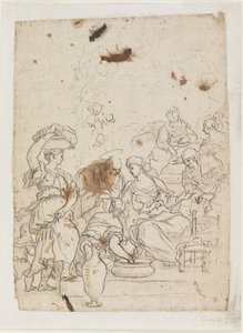 Narodziny Dziewicy autorstwa Luca Giordano