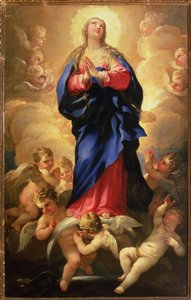 Niepokalane Poczęcie autorstwa Luca Giordano