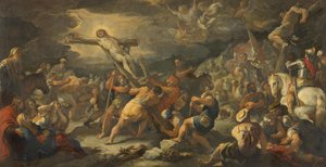 Podniesienie krzyża autorstwa Luca Giordano