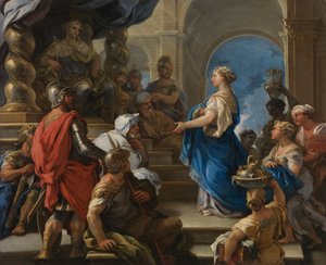Salomon i królowa Saby autorstwa Luca Giordano