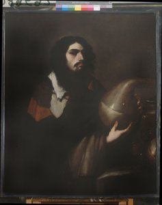 Autoportret chemika lub alchimisty, ok. 1660 (olej na płótnie) autorstwa Luca Giordano