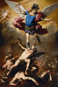 Upadek zbuntowanych aniołów autorstwa Luca Giordano