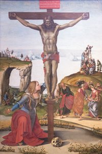 Ukrzyżowanie z Marią Magdaleną autorstwa Luca Signorelli