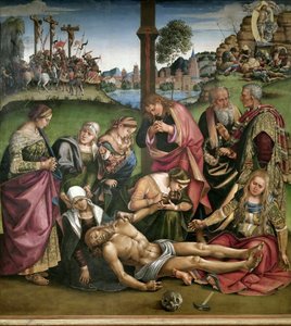 Lament nad zmarłym Chrystusem, 1502. autorstwa Luca Signorelli