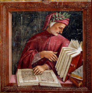 Reprezentacja włoskiego poety Dante Alighieri autorstwa Luca Signorelli