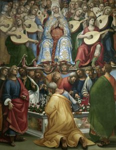 Wniebowzięcie Najświętszej Maryi Panny 1519-1520. autorstwa Luca Signorelli
