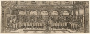 Para Ostatnia Wieczerza, ok. 1500. autorstwa Lucantonio degli Uberti