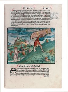 Ilustracja ze Starego Testamentu, część II, Jozue - Estera, z Biblii, przekład Marcina Lutra, Wittemberga, 1524 autorstwa Lucas Cranach