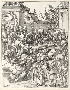 Męczeństwo św. Bartłomieja autorstwa Lucas Cranach