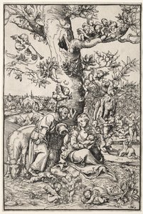 Odpocznij w locie do Egiptu autorstwa Lucas Cranach