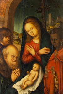 Adoracja Królów autorstwa Lucas Cranach