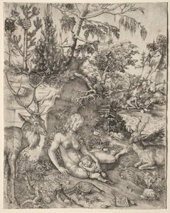 Pokuta św. Jana Chryzostoma autorstwa Lucas Cranach