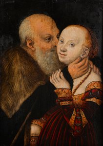 Dziwna para autorstwa Lucas Cranach d. Ä.