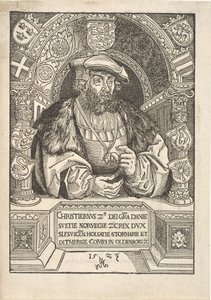 Król Danii Chrystian II autorstwa Lucas Cranach d.Æ.