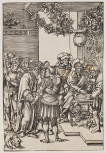 Piłat myje ręce autorstwa Lucas Cranach d.Æ.