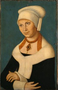 Portret księżnej Barbary Saksonii, 1478-1534 (żona Jerzego Brodatego)