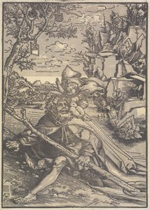 Św. Krzysztof autorstwa Lucas Cranach d.Æ.