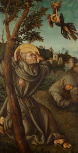 Stygmatyzacja św. Franciszek autorstwa Lucas Cranach d. Ä.