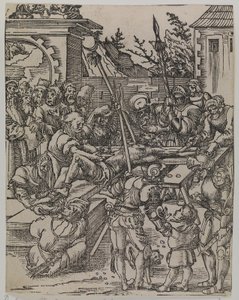 Męczeństwo św. Bartłomieja autorstwa Lucas Cranach d.Æ.