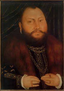Johann Friedrich Wielkoduszny autorstwa Lucas Cranach der Jüngere