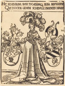 Ekslibris Scheurla i Tucher autorstwa Lucas Cranach the Elder