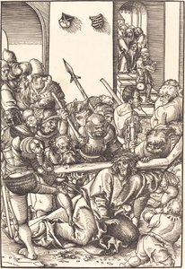 Chrystus niosący krzyż autorstwa Lucas Cranach the Elder