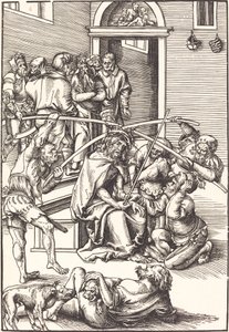 Chrystus ukoronowany cierniem autorstwa Lucas Cranach the Elder