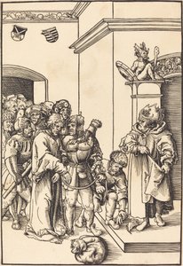 Chrystus przed Annaszem autorstwa Lucas Cranach the Elder