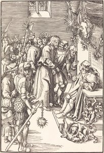 Chrystus przed Kajfaszem autorstwa Lucas Cranach the Elder
