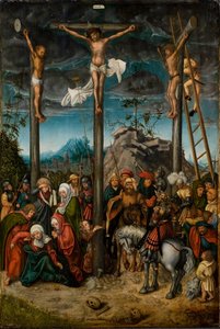 Ukrzyżowanie autorstwa Lucas Cranach the Elder