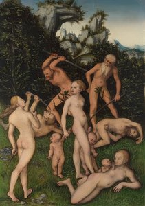 Koniec epoki srebra (?). Około 1530 r. autorstwa Lucas Cranach the Elder