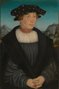Niemiecki:  Portret Hansa () Melbera Hans Melber autorstwa Lucas Cranach the Elder