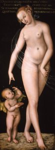Venus und Amor als Honigdieb Wenus z Kupidynem kradnącym miód autorstwa Lucas Cranach the Elder